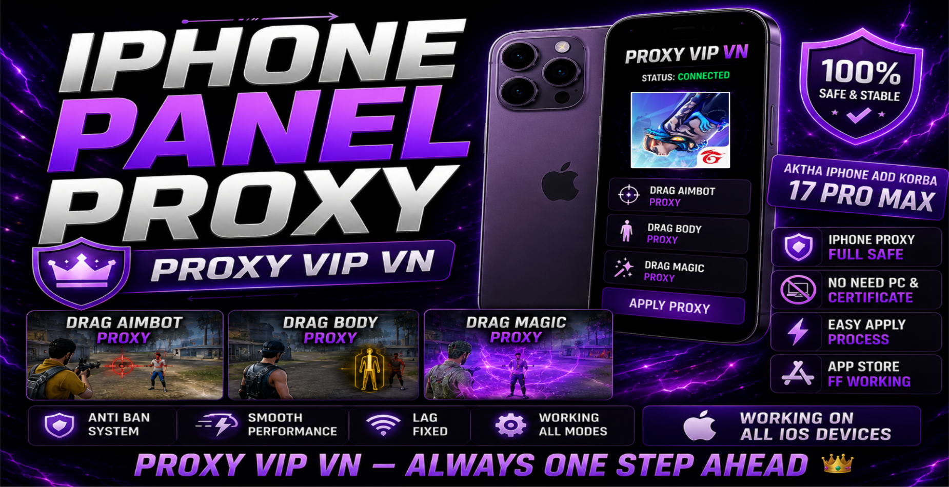 ✦ iphone Anteban Proxy Panel Vn✦
