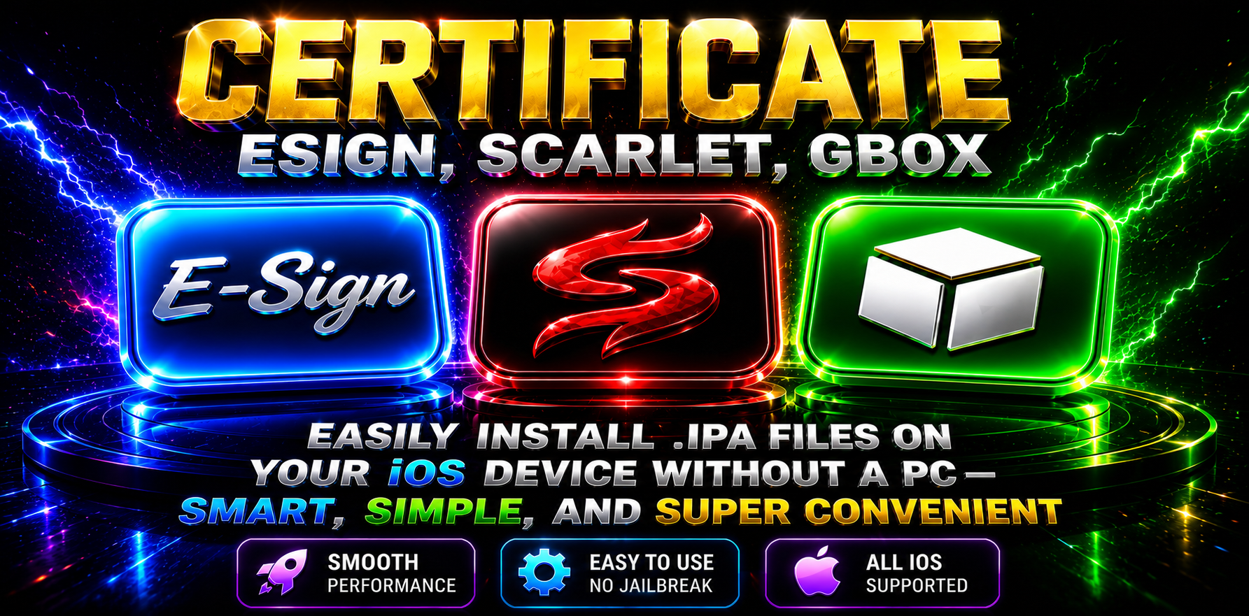 ✦Apple Certificate✦GBox & eSign✦